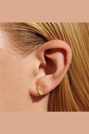 Joma Jewellery Mini Charms Feathers Earrings - - O/S