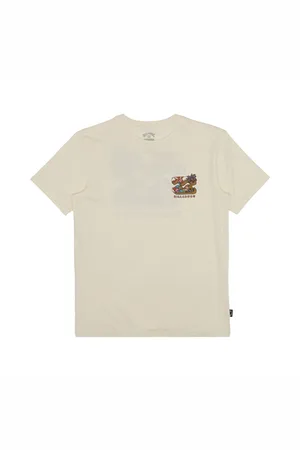 Billabong Boys BBTV T-Shirt - Off White - 8 YRS