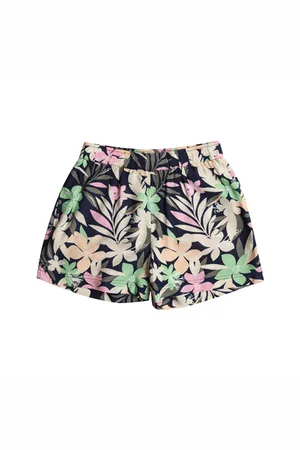 Roxy Girls Blue Ocean Floor Shorts - Naval Academy & Ilacabo - 8 YRS