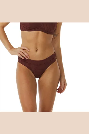 Rip Curl Premium Surf Full Bikini Bottoms - Plum - XS