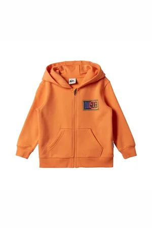 Quiksilver Boys Day Tripper Zip Hoody - Tangerine - 2 YRS