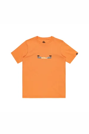 Quiksilver Boys Surf Core T-Shirt - Tangerine - 8 YRS