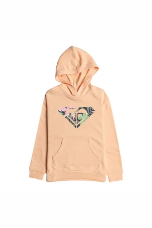 Roxy Girls Surf Feeling Hoody - Peach Parfait - 8 YRS