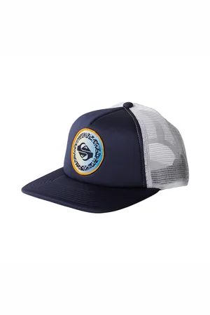 Quiksilver Boys Slab Scratch Trucker Cap - Navy Blazer - O/S