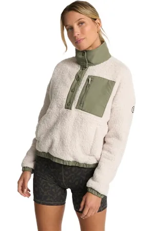 vuori Cozy Sherpa Fleece Jacket - Dune - XS