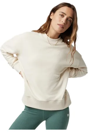 vuori Sedona Weekender Sweatshirt - Milkweed - XS