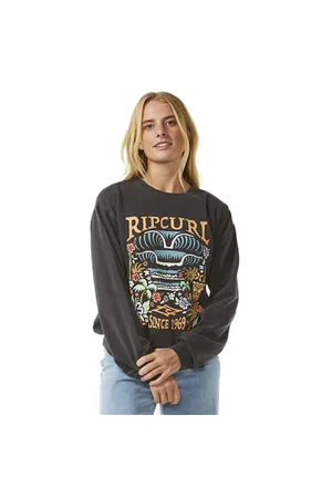 Rip Curl Tiki Tropic Relaxed Sweatshirt - Washed - XS