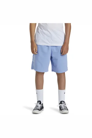 Quiksilver Boys Take Us Back Fleece Jogger Shorts - Hydrangea - 8 YRS