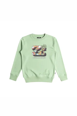 Billabong Boys Foundation Sweatshirt - Matcha - 8 YRS
