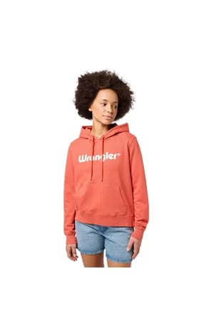 Wrangler Regular Hoody - Burnt Sienna - XS