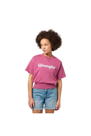 Wrangler Short Sleeve Sweatshirt - Violet - XS