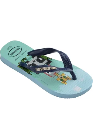 Havaianas Boys Minecraft Flip Flops - Lavender - KIDS 12 (EU 31/32)