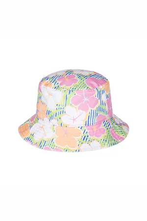 Roxy Girls Jasmine Paradise Bucket Hat - Ultramarine & Teenie Flower - O/S