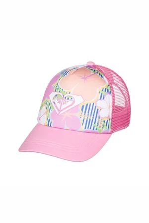 Roxy Girls Sweet Emotions Trucker Cap - Ultramarine & Teenie Flower - O/S