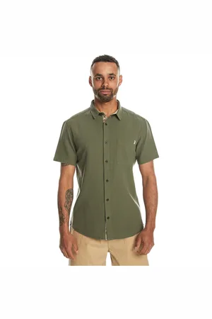 Quiksilver Time Box Shirt - Four Leaf Clover - L