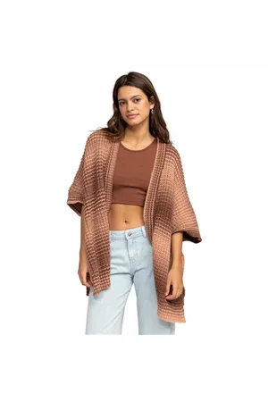 Roxy Summer Gipsy Cardigan - Cafe Creme - M/L