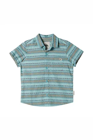 Quiksilver Boys Vibrations Shirt - Marine - 2 YRS