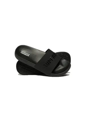 Superdry Vegan Logo Vegan Sliders - - UK 3-4 (EU 36-37)