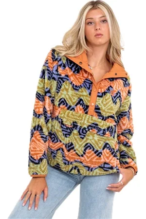 Billabong Switchback Fleece Jacket - Cosmic Blue - XS