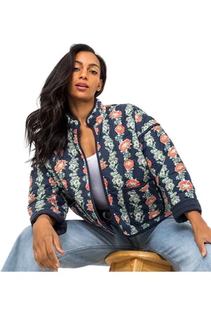 Free People Chloe Jacket - Dusk Combo - XS