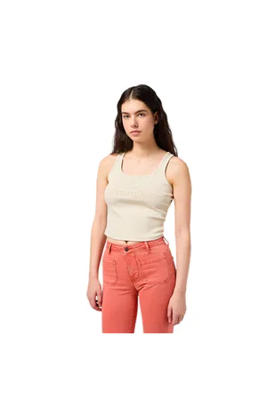 Wrangler Logo Vest - Stone - XS