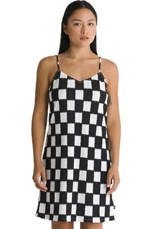 Vans Benton Checker Cami Dress - & Marshmallow - XS