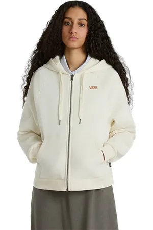Vans Checker Flower Cocoon Zip Hoody - Marshmallow - XS