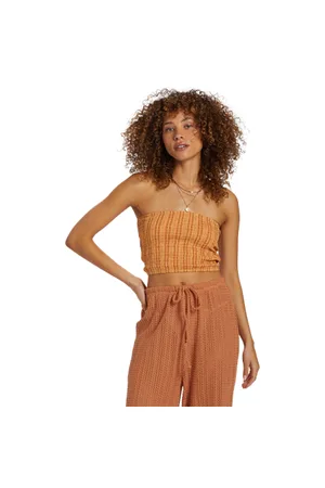 Billabong Keep It Simple Top - Peach Punch - M