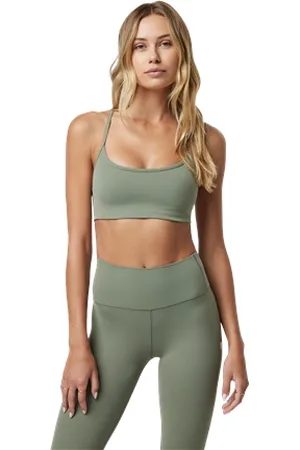 vuori All The Feels Bra - Pistachio - XS