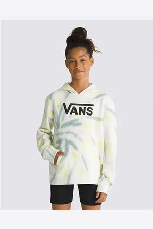 Vans Girls Spiral Tie Dye Hoody - Iceberg - S