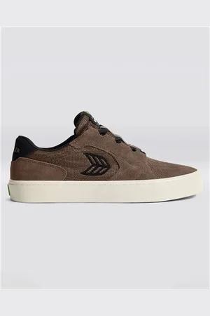 CARIUMA Hoefler T20 Shoes - Khaki Suede & Black - UK 8 (EU 41.5)