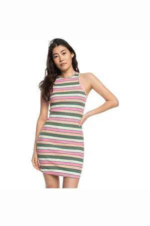 Roxy Back To Beautiful Dress - Agave Green - XS