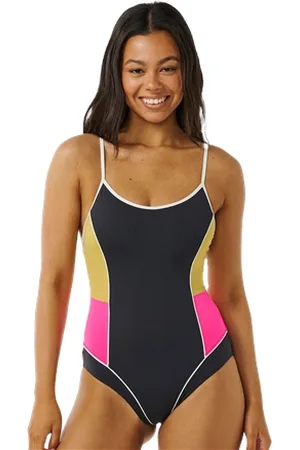 Rip Curl Hibiscus Heat Splice One Piece Swimsuit - Washed - XS