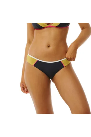 Rip Curl Hibiscus Heat Splice Cheeky Bikini Bottoms - Washed - XS