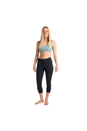 C-Skins Solace 1.5mm 3/4 Neoprene Leggings - Raven & Tropical - UK 6