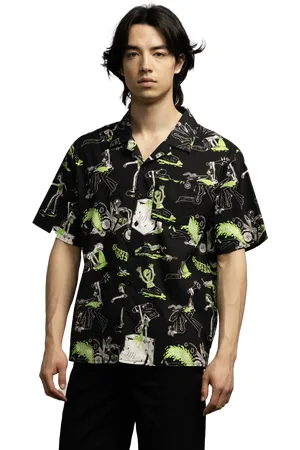 Santa Cruz Scene Report Shirt in Black