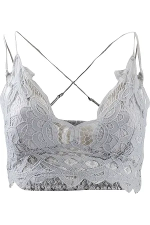Free People Adella Bralette in Stone