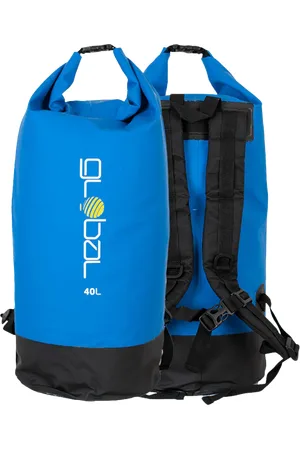Alder Global 40L Dry Backpack in Blue