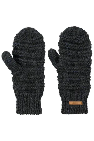 Barts Jasmin Mittens in Dark Heather