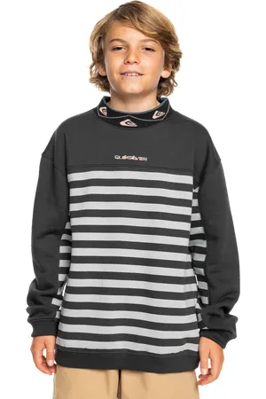Quiksilver Boys Dease Lake Sweatshirt in Tarmac