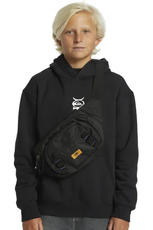 Quiksilver Lone Walker Waist Bag in Jet Black