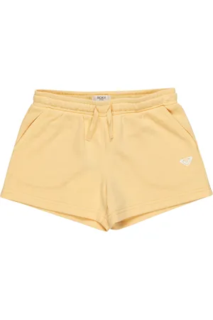 Roxy Girls Surf Feeling Terry Jogger Shorts in Impala