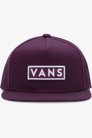 Vans Boys Easy Box Snapback Cap in Blackberry Wine