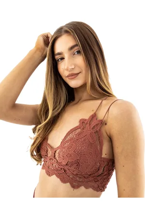 Free People Adella Bralette in Copper