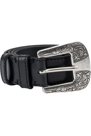 Wrangler Big Buckle Belt in Black