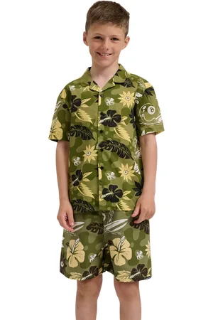 Santa Cruz Boys Winkowski Trip Shirt in Iguana