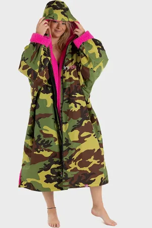 Dryrobe Advance Long Sleeved in Camo & Pink