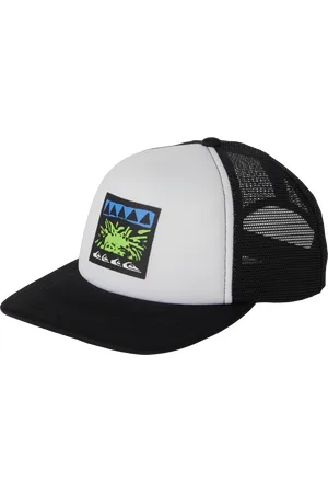 Quiksilver Boys Vermin Pack Trucker Cap in White