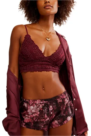 Free People Amina Bralette in Acai
