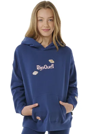 Rip Curl Girls Summer Solstice Hoodie in Washed Navy